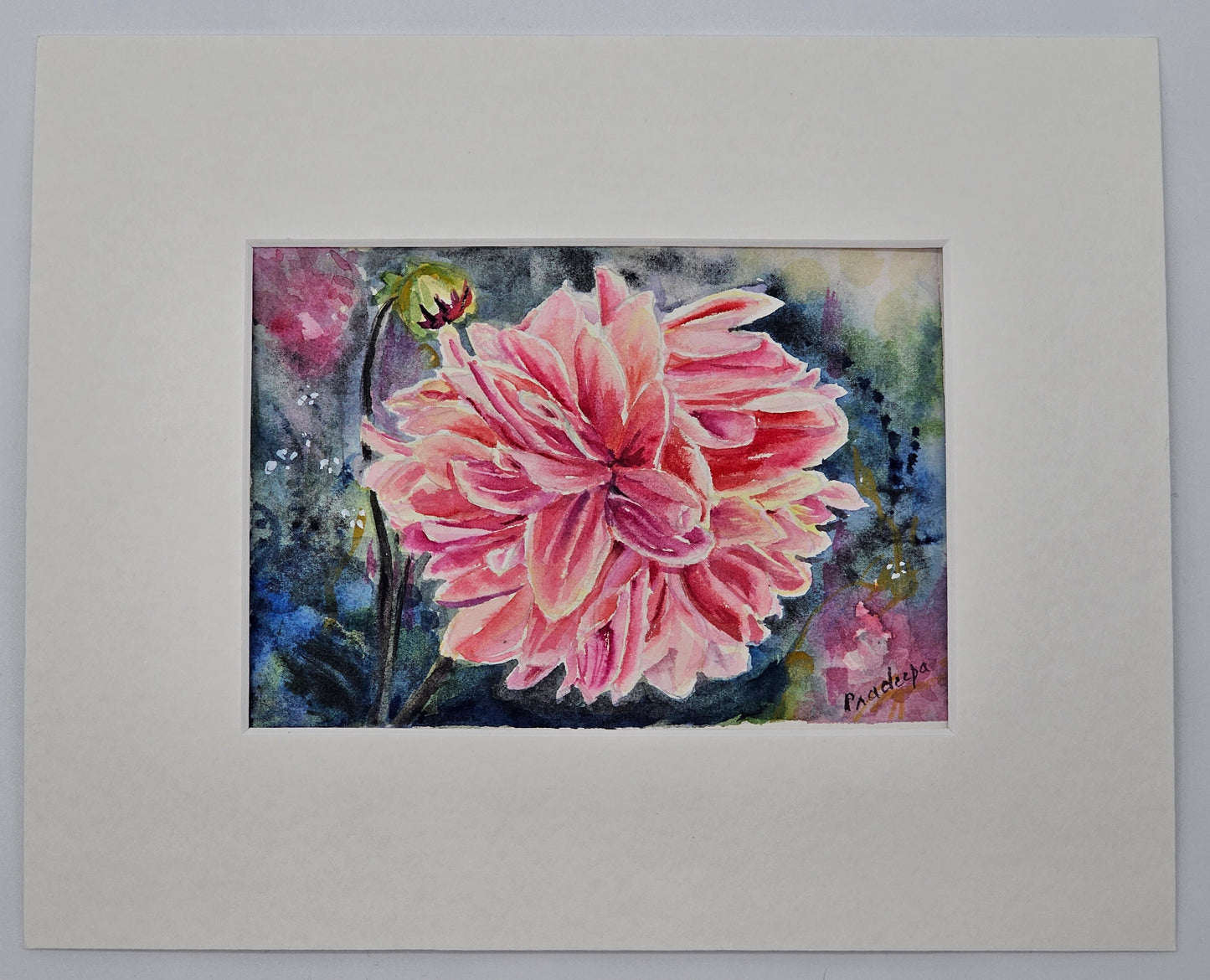 The Centre of Attention - original watercolour painting- 4x6 inches