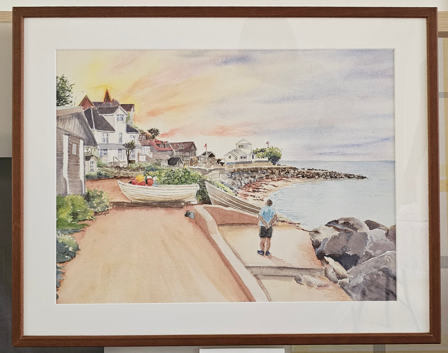 Savouring The View- Original Watercolour Painting, 30 x 42 cm approx.