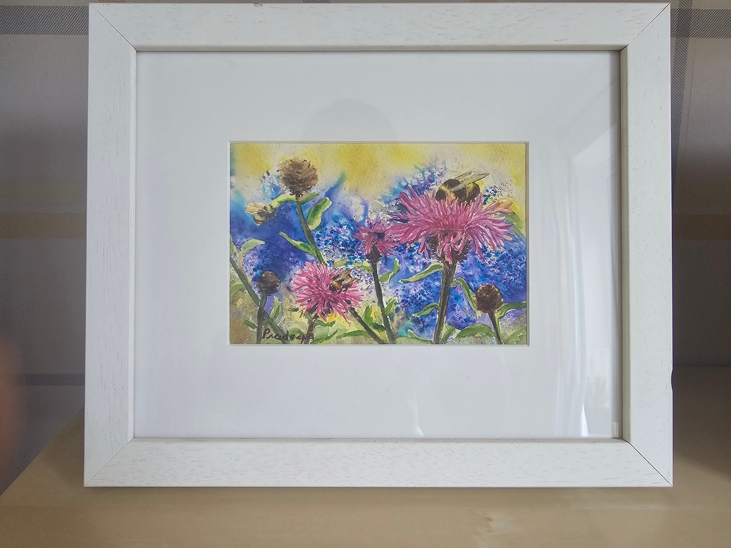 By The River - original watercolour painting- 4x6 inches