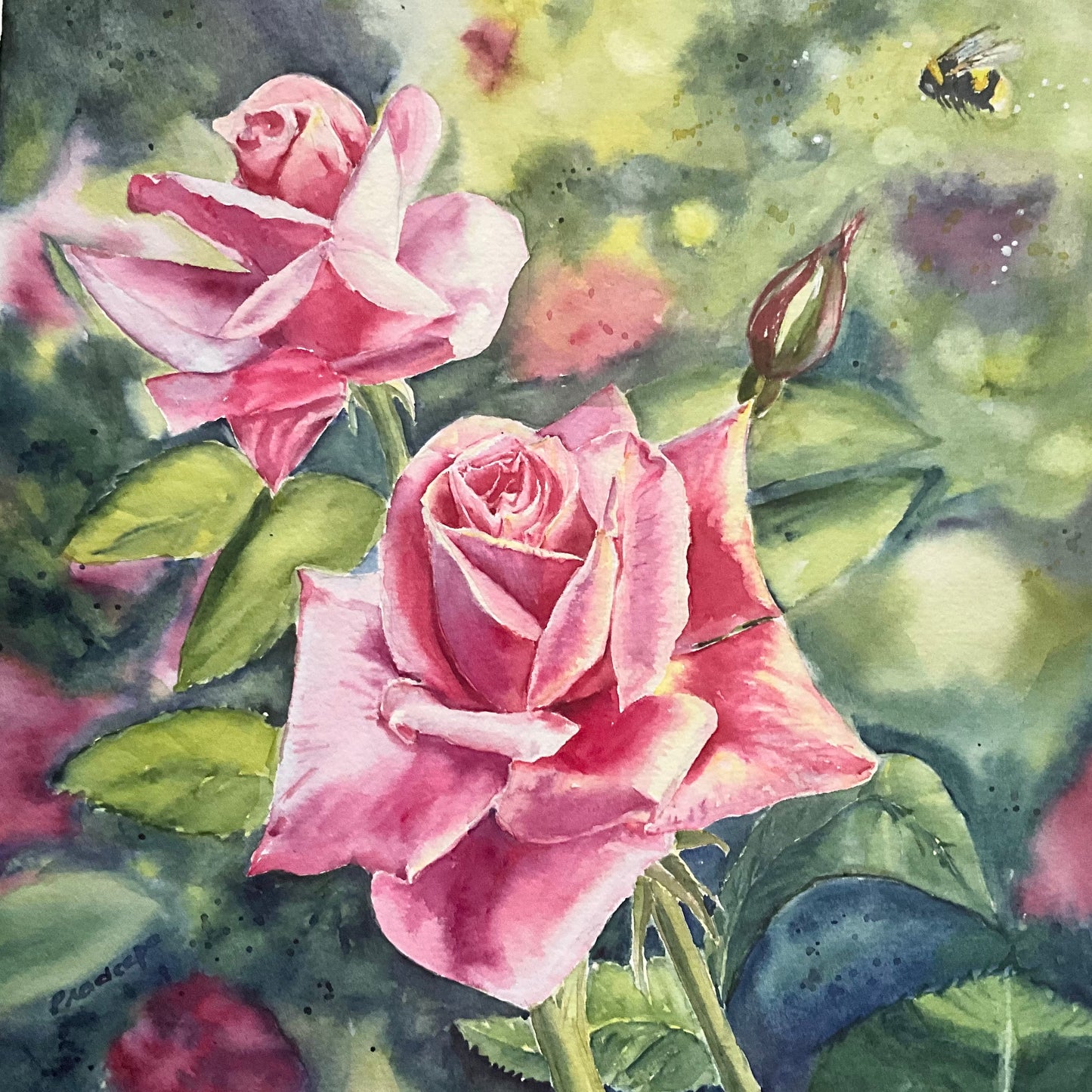 ROSES- A FOREVER DELIGHT - Original watercolour painting