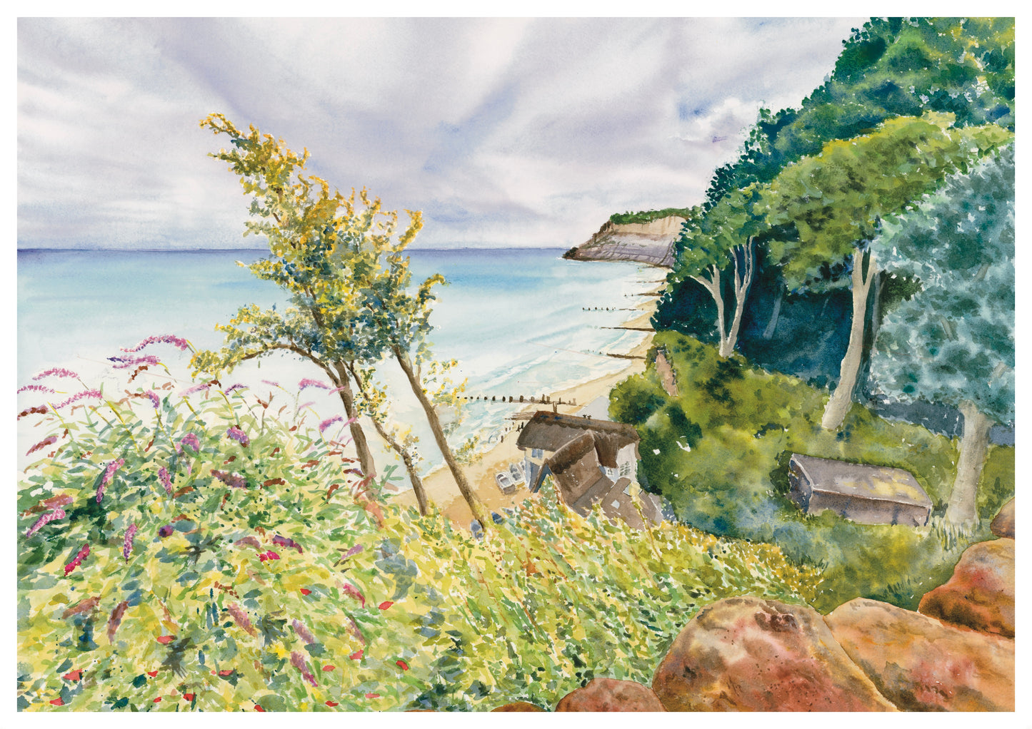 From The Chine To The Beach- Limited edition print