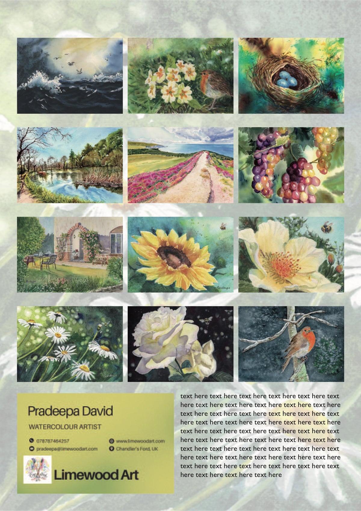 2027 Calendar by Limewood Art