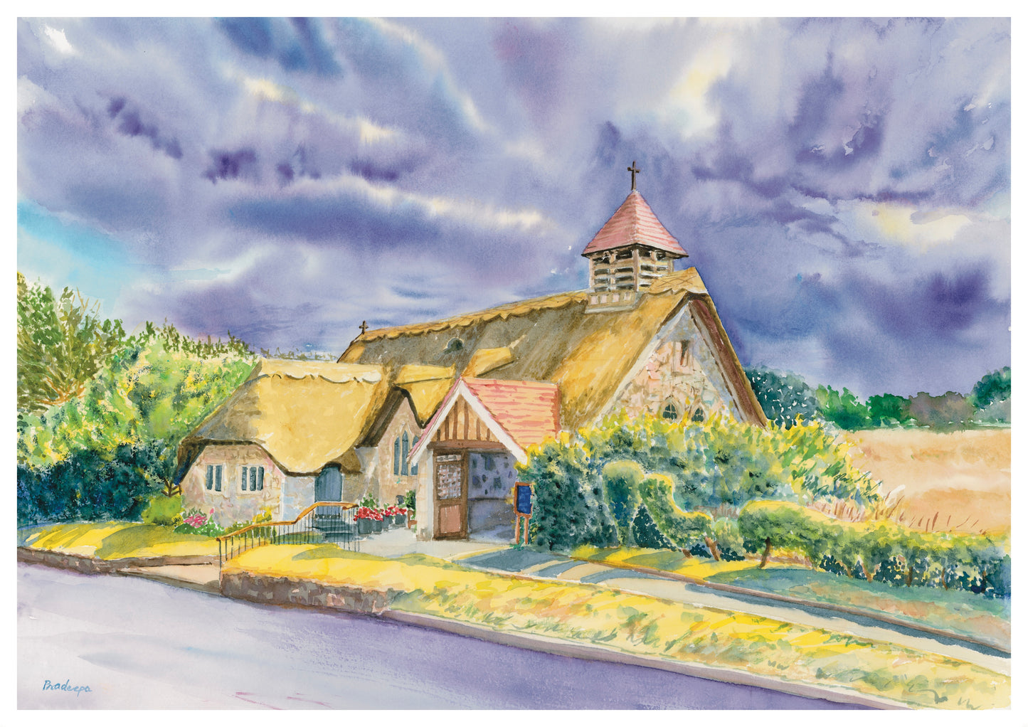 The Thatched Belltower- Limited edition print