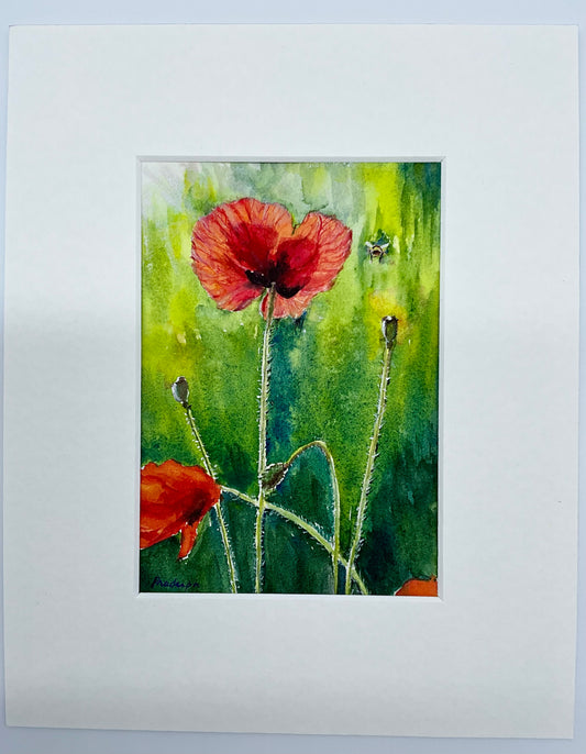 Basking in the Light - original watercolour painting