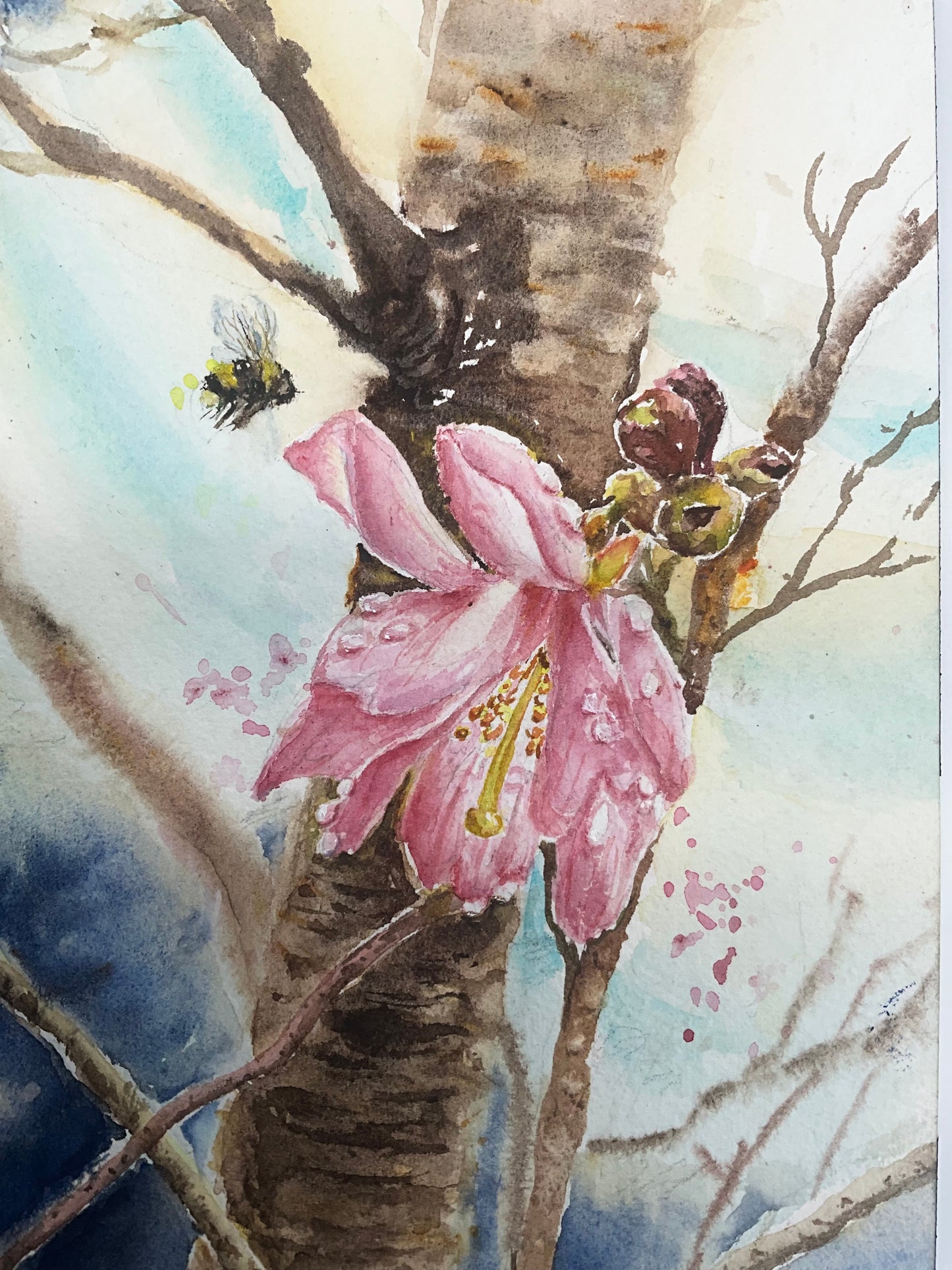 NEW LIFE- original watercolour painting