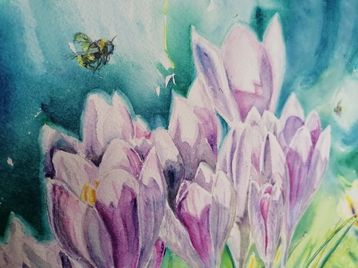 A PEACE OF SPRING- original watercolour painting