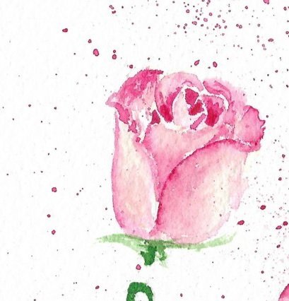 Personalised bookmark - Original watercolour painting