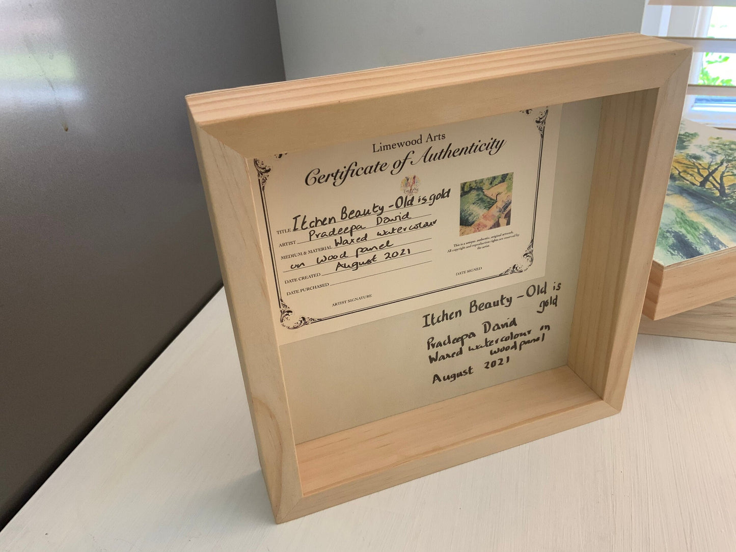 Itchen Beauty - 'Old is Gold'- Original watercolour painting