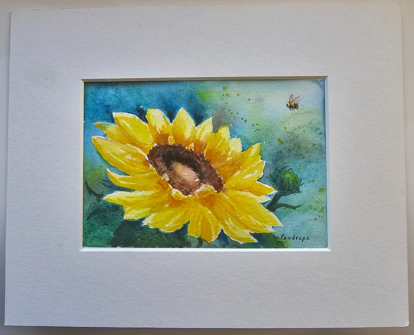 Brightness of the Sun- original watercolour painting- 4x6 inches