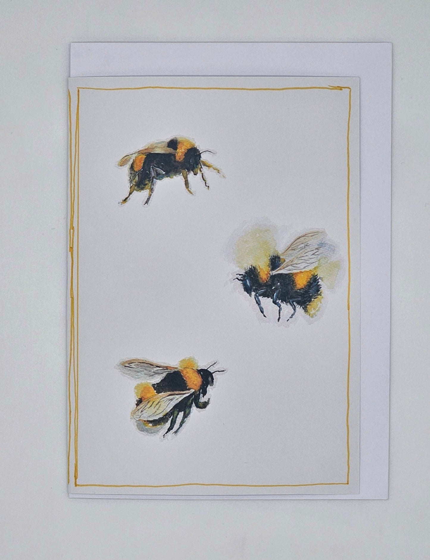 Greeting card- We Three Bees
