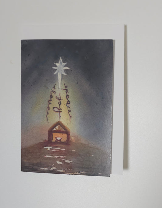 Love, Joy, Peace-Christmas Card 2025- Pack of 5