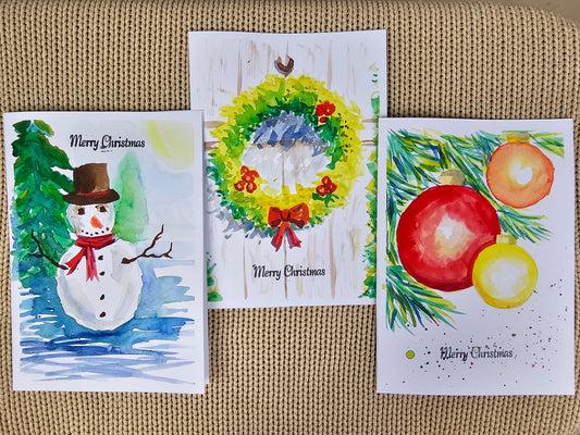 Christmas ceramic stars & cards painting and soup lunch workshop- Fri 4 Dec- 10 am- 3 pm