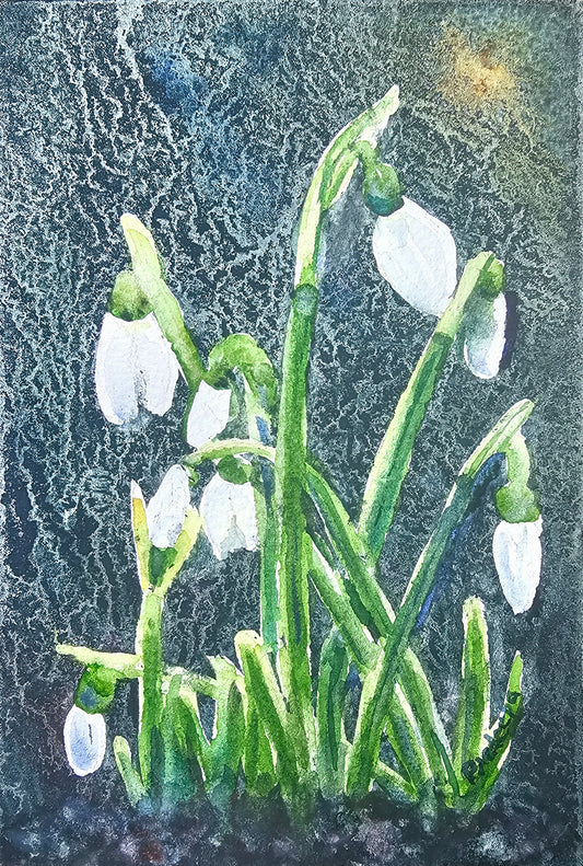 Resilience -  original watercolour painting- 4x6 inches