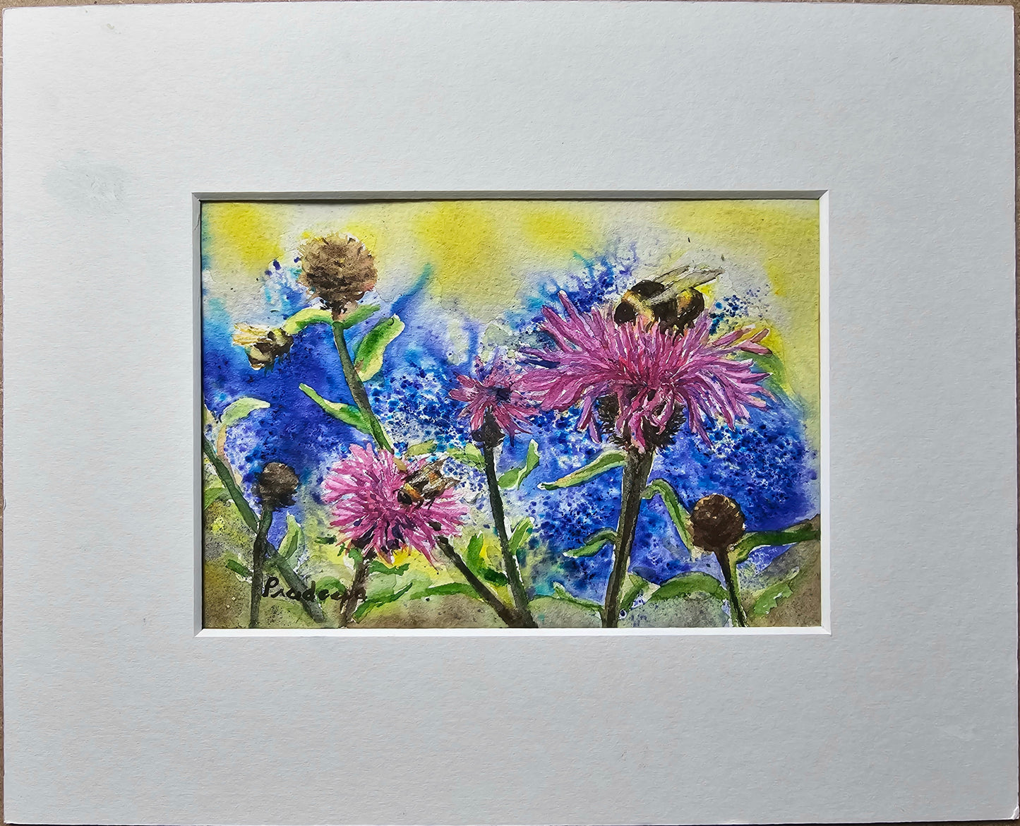 By The River -  original watercolour painting- 4x6 inches