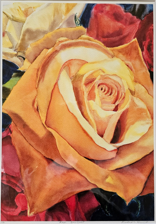 Rose Bouquet- Limited Edition Fine Art Print- A3 & A4 size