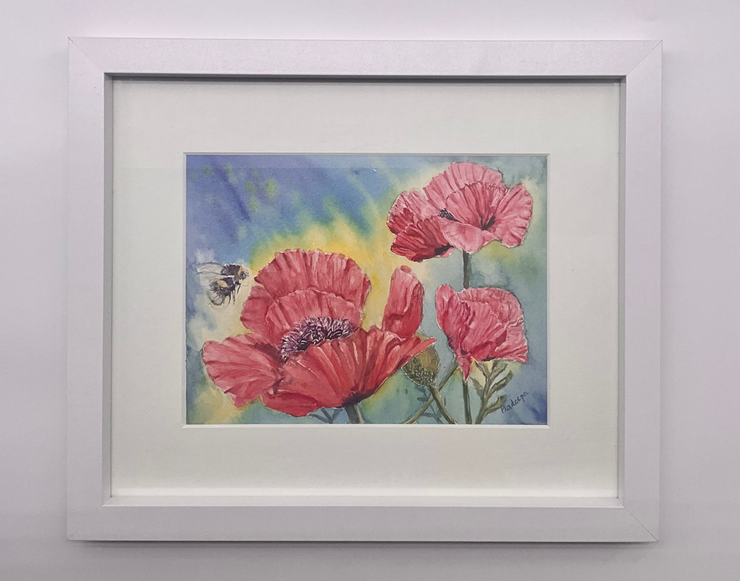 Delicious Poppies- Original Watercolour Painting