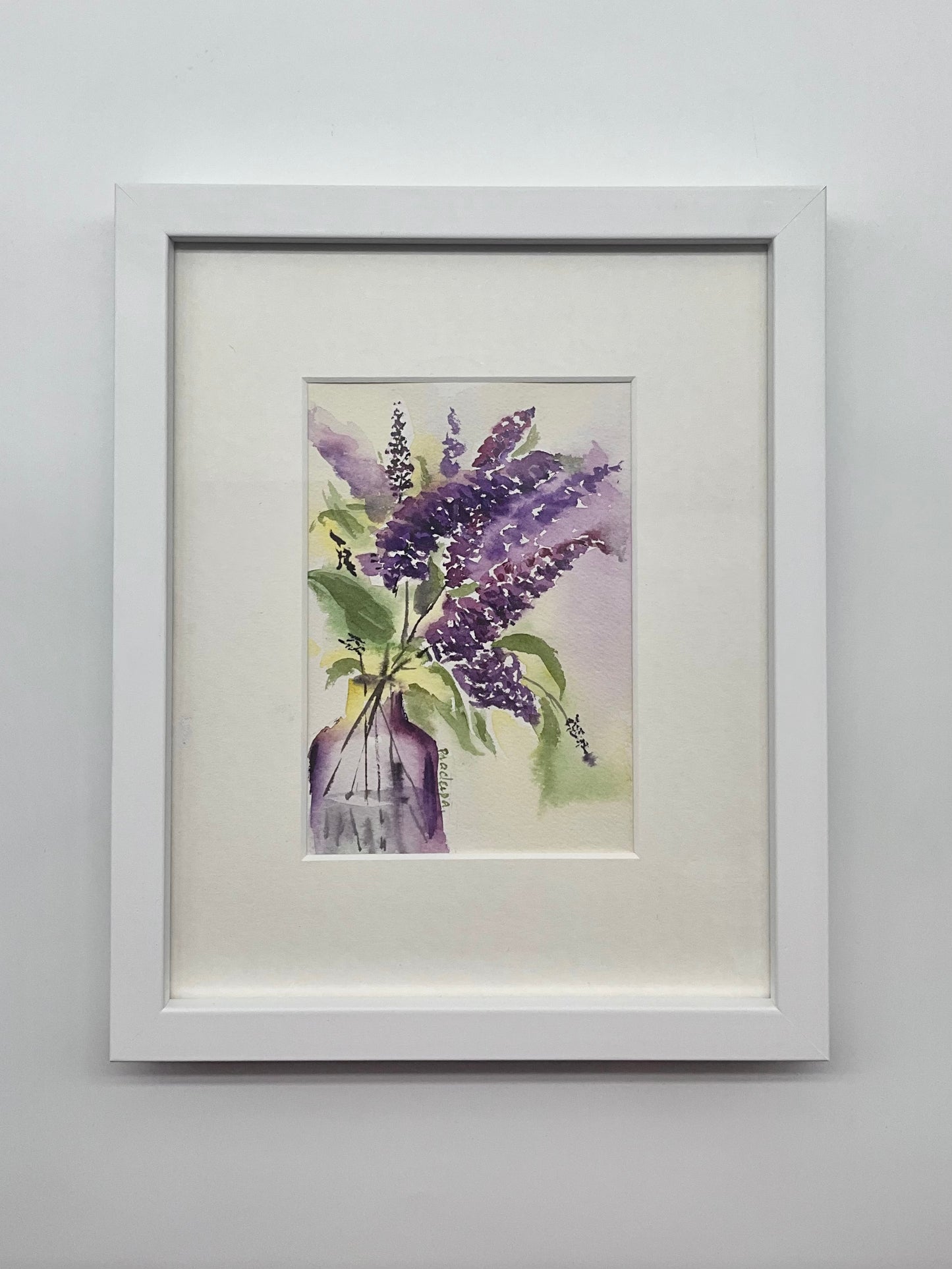 Lively Buddleia - original watercolour painting