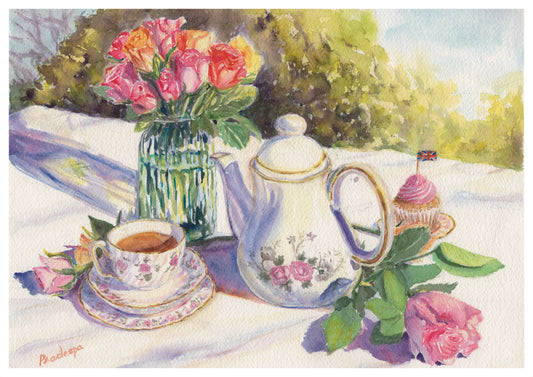 Tea In The Sun -A4 Limited edition print