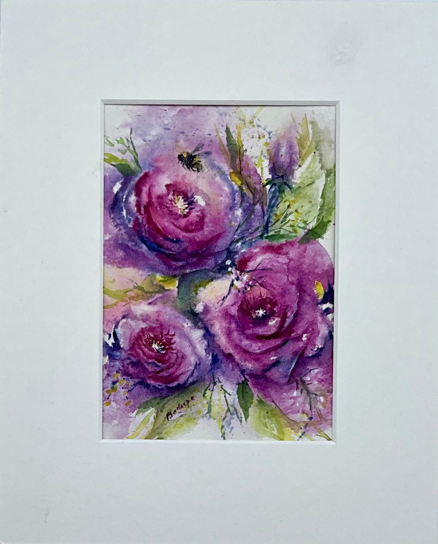 Purple Inspiration - original watercolour painting