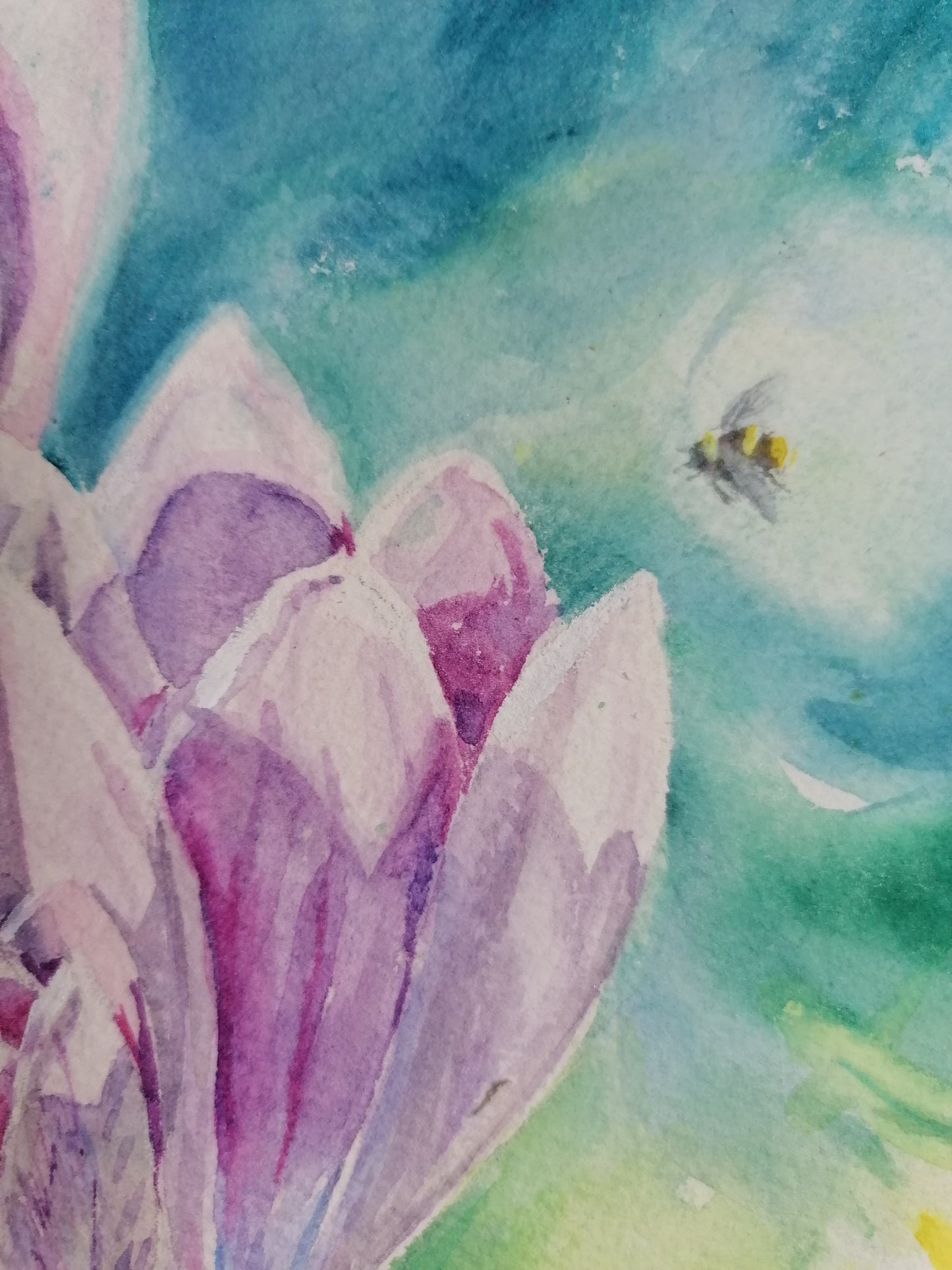 A PEACE OF SPRING- original watercolour painting