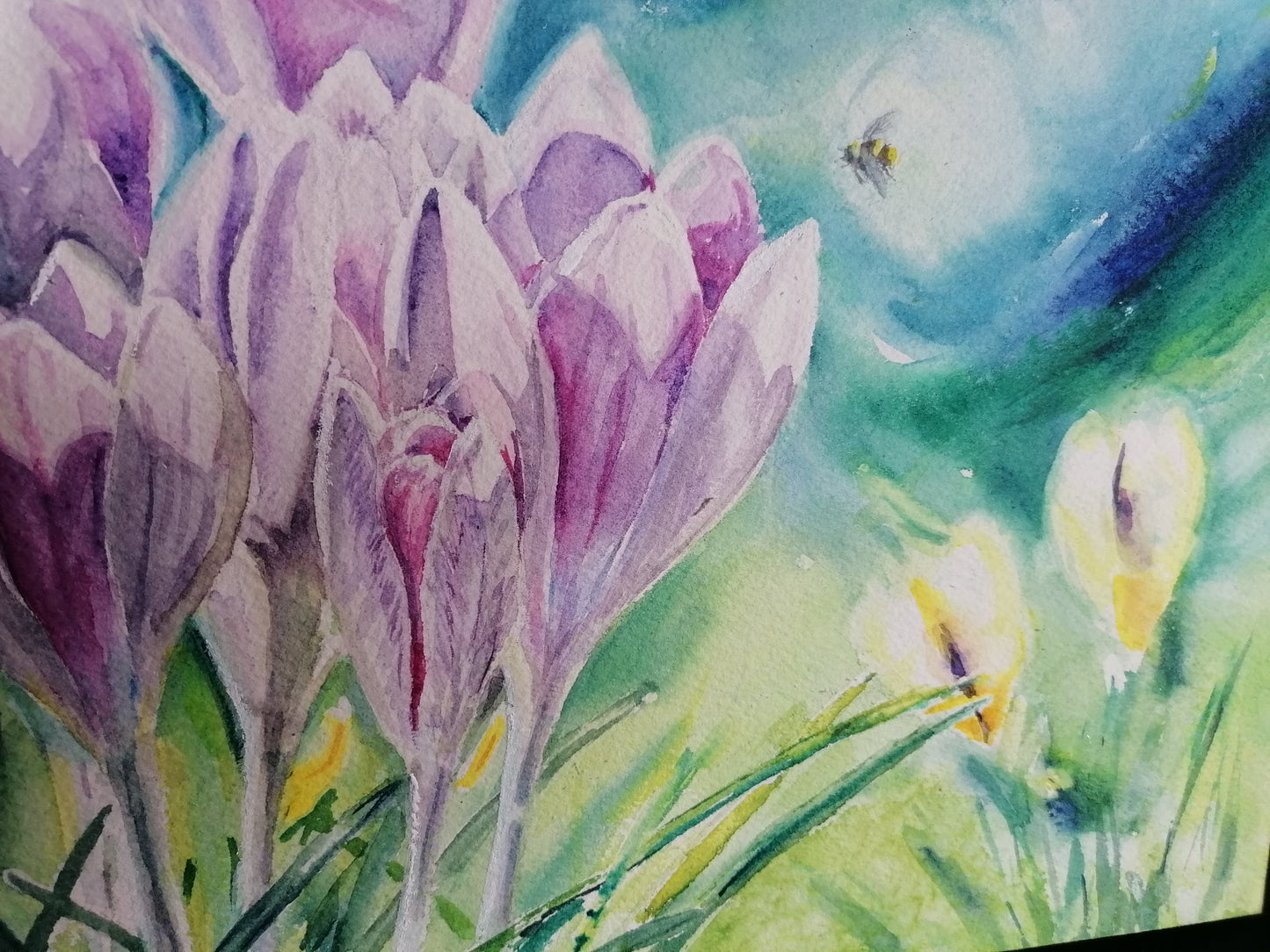 A PEACE OF SPRING- original watercolour painting