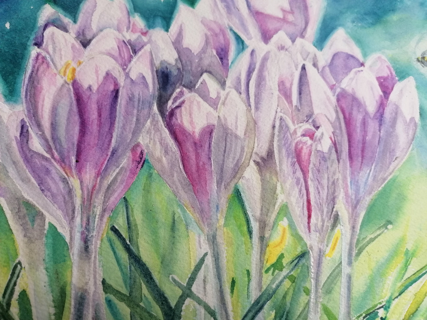 A PEACE OF SPRING- original watercolour painting