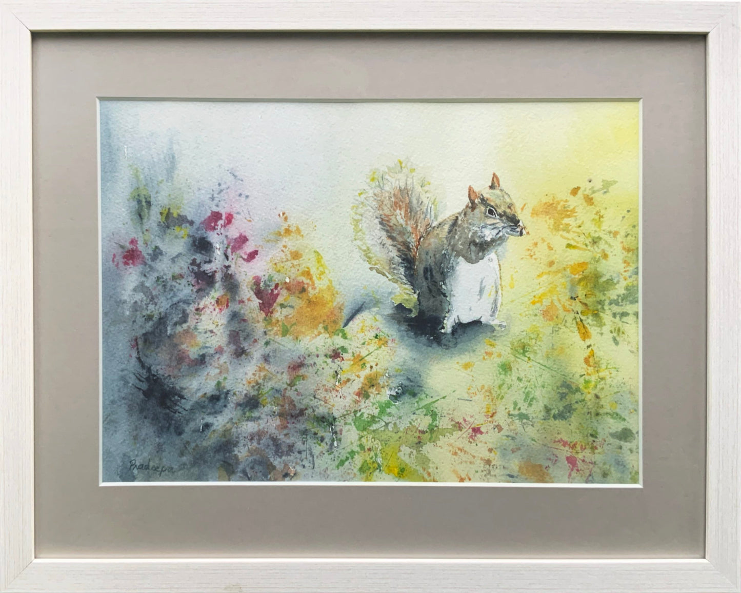 A Squirrel And His Nut - Original Watercolour Painting